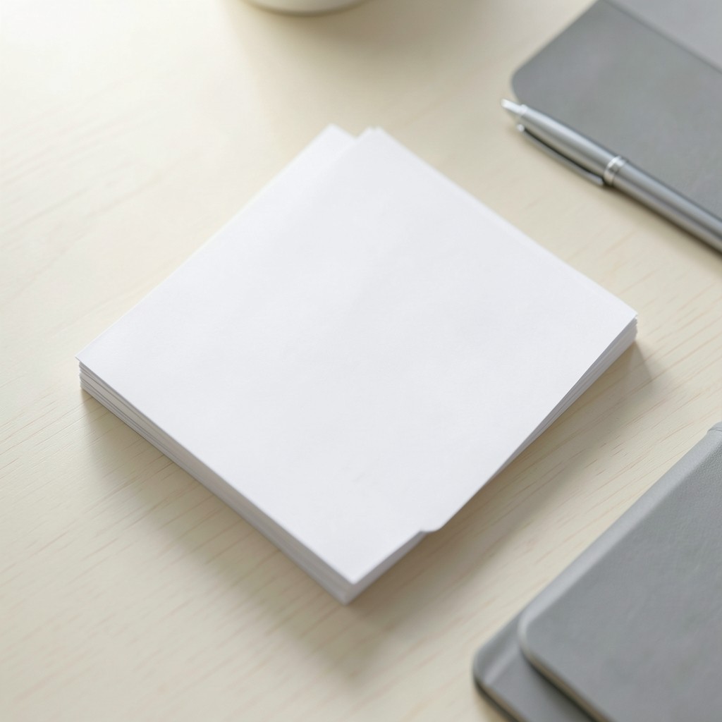 Neat stack of printed academic board papers with soft shadows